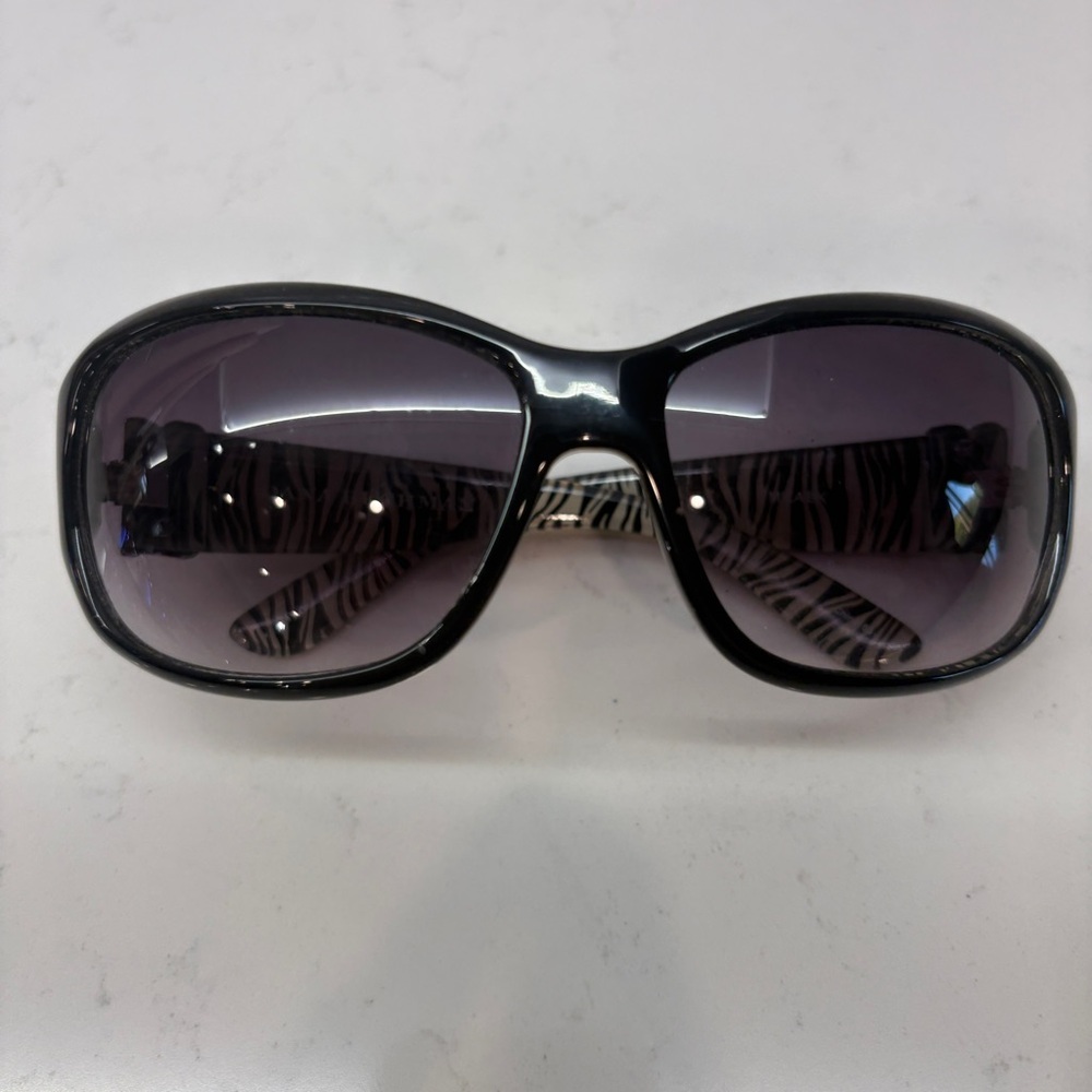 Dana Buchman Mila Black Zebra Print Sunglasses